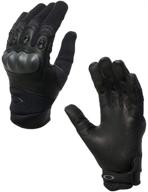 ultimate performance: oakley factory pilot gloves in sleek black design logo