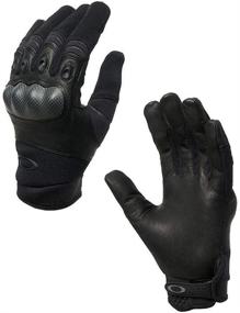 img 1 attached to Ultimate Performance: Oakley Factory Pilot Gloves in Sleek Black Design