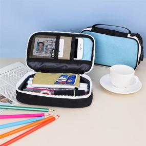 img 3 attached to ISuperb Portable Passport Compartment Stationery Organization, Storage & Transport