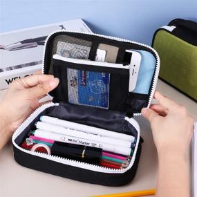 img 1 attached to ISuperb Portable Passport Compartment Stationery Organization, Storage & Transport