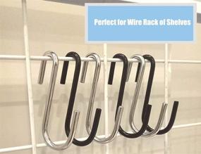 img 1 attached to 🛁 Stainless Steel Hanging Hangers for Bathroom by AIIGOU