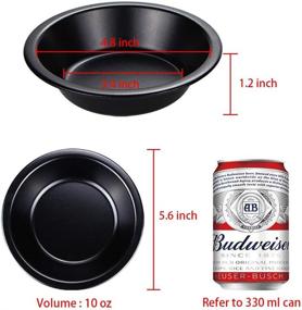 img 1 attached to Webake Mini Pie Pans 5 Inch Pie Tins - Nonstick Round Bakeware for Oven and Instant Pot Baking (4 Pack)