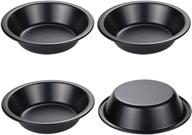 webake mini pie pans 5 inch pie tins - nonstick round bakeware for oven and instant pot baking (4 pack) logo