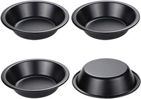 img 4 attached to Webake Mini Pie Pans 5 Inch Pie Tins - Nonstick Round Bakeware for Oven and Instant Pot Baking (4 Pack)