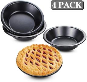 img 3 attached to Webake Mini Pie Pans 5 Inch Pie Tins - Nonstick Round Bakeware for Oven and Instant Pot Baking (4 Pack)