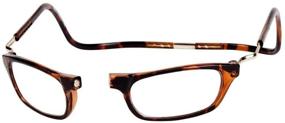img 1 attached to CliC XXL Reading Glasses with Magnetic Closure and Adjustable Headband - Tortoise (1.50)