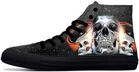 img 4 attached to FIRST DANCE Fashion Sneakers Halloween Men's Shoes in Fashion Sneakers