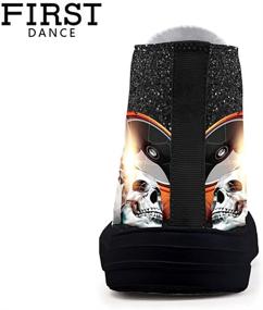img 2 attached to FIRST DANCE Fashion Sneakers Halloween Men's Shoes in Fashion Sneakers