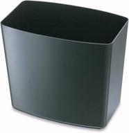 🗑️ officemate 2200 series executive waste basket - 20 quart capacity - black (22262) logo