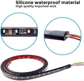 img 1 attached to 🚦 SOCAL-LED 48-дюймовая светодиодная полоса заднего хода: переключающий сигнал для многофункционального светофора, сигнала аварии и поворотника в двух цветах красный белый – найдите идеальное решение заднего освещения.