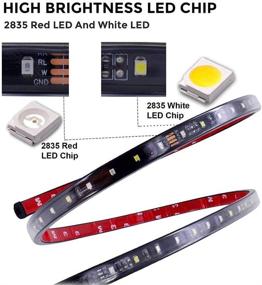 img 2 attached to 🚦 SOCAL-LED 48" LED Tailgate Light Bar: Switchback Multi-Function Brake/Signal/Emergency/Tail Light Dual Color Red White - Find the Perfect Rear Lighting Solution