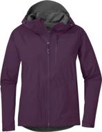 outdoor research womens aspire jacket women's clothing for coats, jackets & vests logo