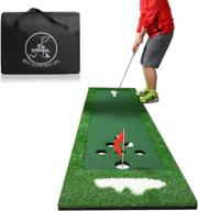 sprawl golf pong portable putt mat | green putting game for adults & family | indoor & outdoor training aid | ideal golf gifts logo