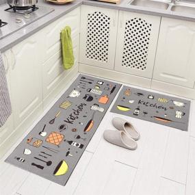 img 4 attached to Carvapet Нескользящий Коврик для Кухни и Ванной