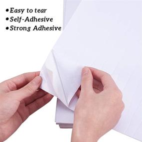 img 3 attached to 🔲 BENECREAT 20 Double-Sided Adhesive Foam Sheets: 8x11 Inches, 1mm Thick - Ideal for Scrapbooking & Crafting!