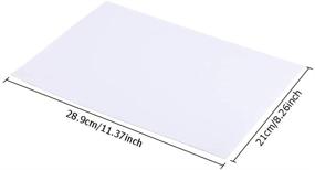 img 1 attached to 🔲 BENECREAT 20 Double-Sided Adhesive Foam Sheets: 8x11 Inches, 1mm Thick - Ideal for Scrapbooking & Crafting!