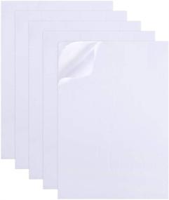 img 4 attached to 🔲 BENECREAT 20 Double-Sided Adhesive Foam Sheets: 8x11 Inches, 1mm Thick - Ideal for Scrapbooking & Crafting!