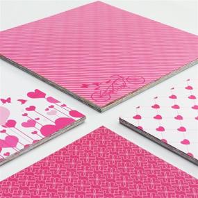 img 1 attached to 📔 Love Themed Scrapbook Album: 10"x10" with 40 Sheet Scrapbook Paper - Cherish Precious Memories