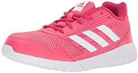 img 1 attached to Adidas AltaRun Girls' Shoes in White and Vivid Berry - Optimize Your Search