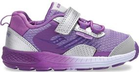 img 4 attached to 👟 Saucony Wind Shield Alternative Closure Jr. Running Shoe for Unisex-Children