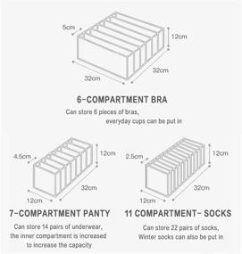 img 1 attached to Органайзер для нижнего белья STTARLUK Divider Storage