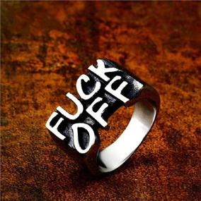 img 3 attached to 💍 MAIHAO Punk Ring Jewelry Personalized Rings for Birthday & Graduation, Perfect for Boys and Girls (Size 6-12)