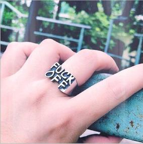 img 2 attached to 💍МайХао Рокерское Кольцо Украшение Персонализированные Кольца для Дня Рождения и Выпускного, Идеально для Мальчиков и Девочек (Размер 6-12)