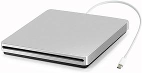 img 4 attached to Ploveyy USB C Superdrive DVD/CD Drive for Mac Book Pro Air/Laptop/Desktop - Compatible with Windows & Mac OS