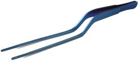 img 1 attached to 🔧 JB Prince Blue Offset Fine Tip Tweezer: Precision Tool for Delicate Handling (7.8 inches)