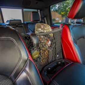 img 2 attached to 🚗 DFDM National Car Net Organizer XL 16" x 18" - Ultimate Mesh Storage Net with Pockets for Trucks, SUVs, and Vans