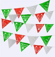 colorful 70 ft mexican pennant banner: perfect fiesta party decorations for cinco de mayo celebrations! логотип