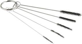 img 2 attached to 🎉 High-Quality 5-Piece Nylon Pipe Cleaner Brush Set by Green Goddess Supply