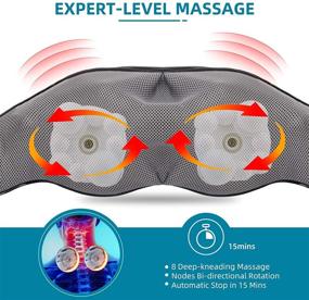 img 2 attached to Shiatsu Shoulder Massager Electric Kneading Wellness & Relaxation