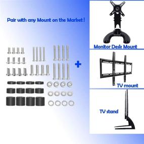 img 2 attached to 🖥️ Complete Universal TV Mounting Hardware Kit: Includes Screws (M4 M5 M6), Washers, Gaskets, and TV Mounting Hardware for Easy TV and Monitor Installation. Suitable for All TVs, Enhancing Wall Mount Hardware Kit Capabilities.