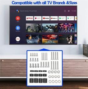 img 1 attached to 🖥️ Complete Universal TV Mounting Hardware Kit: Includes Screws (M4 M5 M6), Washers, Gaskets, and TV Mounting Hardware for Easy TV and Monitor Installation. Suitable for All TVs, Enhancing Wall Mount Hardware Kit Capabilities.