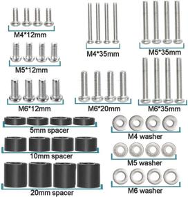 img 3 attached to 🖥️ Complete Universal TV Mounting Hardware Kit: Includes Screws (M4 M5 M6), Washers, Gaskets, and TV Mounting Hardware for Easy TV and Monitor Installation. Suitable for All TVs, Enhancing Wall Mount Hardware Kit Capabilities.