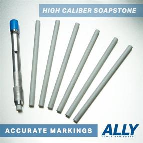 img 3 attached to 🔥 ALLY Tools Round Soapstone Holder Set: 7 Professional Quality Pens for Welding & Welders - Removable Markings on Steel, Aluminum, and Cast Iron