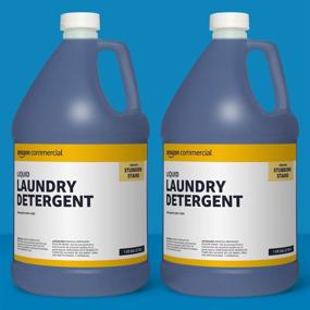 img 2 attached to 🧺 AmazonCommercial Liquid Laundry Detergent, 1-Gallon, 2-Pack: Powerful Cleaning for Large Loads!