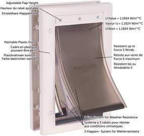 img 3 attached to 🚪 Medium-sized PetSafe Extreme Weather Energy Efficient Pet Door