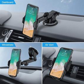 img 1 attached to Upgrade Your Car Phone Mount: Vicseed Adjustable Long Arm with Replacement Gel Pad