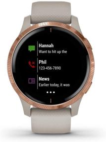 img 3 attached to 🌸 Renewed Garmin Venu Rose Gold Smartwatch: Music, Energy Monitoring, Animated Workouts & More
