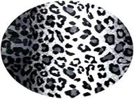 🪑 washable large bean bag chair: experience comfort with ahh! products snow leopard animal print fur logo