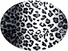 img 1 attached to 🪑 Washable Large Bean Bag Chair: Experience Comfort with Ahh! Products Snow Leopard Animal Print Fur