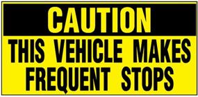 img 2 attached to Vehicles Frequent Caution Magnetic Signs Qty
