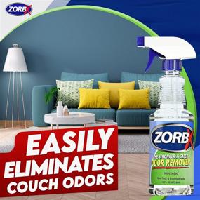 img 1 attached to ZORBX Unscented Multipurpose Odor Remover: Powerful, Safe, and Instant - No Harsh Chemicals or Fragrances (16oz)