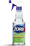 zorbx unscented multipurpose odor remover: powerful, safe, and instant - no harsh chemicals or fragrances (16oz) logo