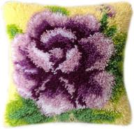 🧶 latch hook rug kits diy cushion carpet mat cover hand craft embroidery pillow case crocheting handmade sewing craft yarn wedding kids parents gift logo