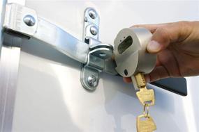 img 1 attached to 🔒 Secure Your Trailer with Trimax THP3XL Hockey-Puck Shackle Door Lock-3 Pack