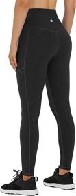 img 2 attached to 🩳 Heathyoga High Waisted Yoga Pants for Women with Pockets - Leggings for Workout and Beyond