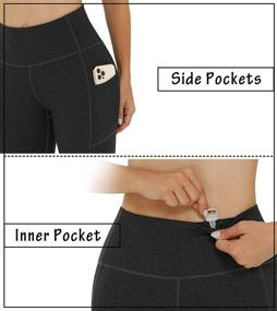 img 1 attached to 🩳 Heathyoga High Waisted Yoga Pants for Women with Pockets - Leggings for Workout and Beyond